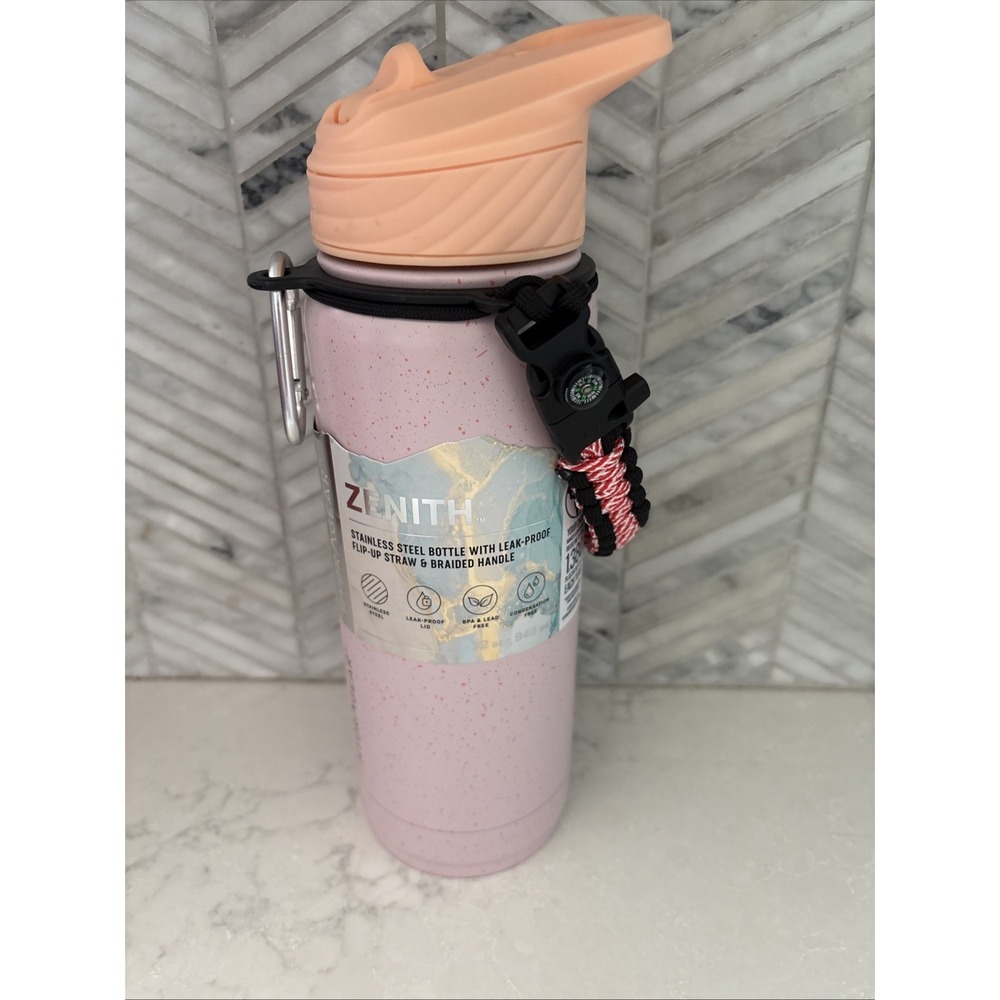 New Hydragear Zenith Stainless Steel Insulated  Water Bottle 32oz 10 Functions